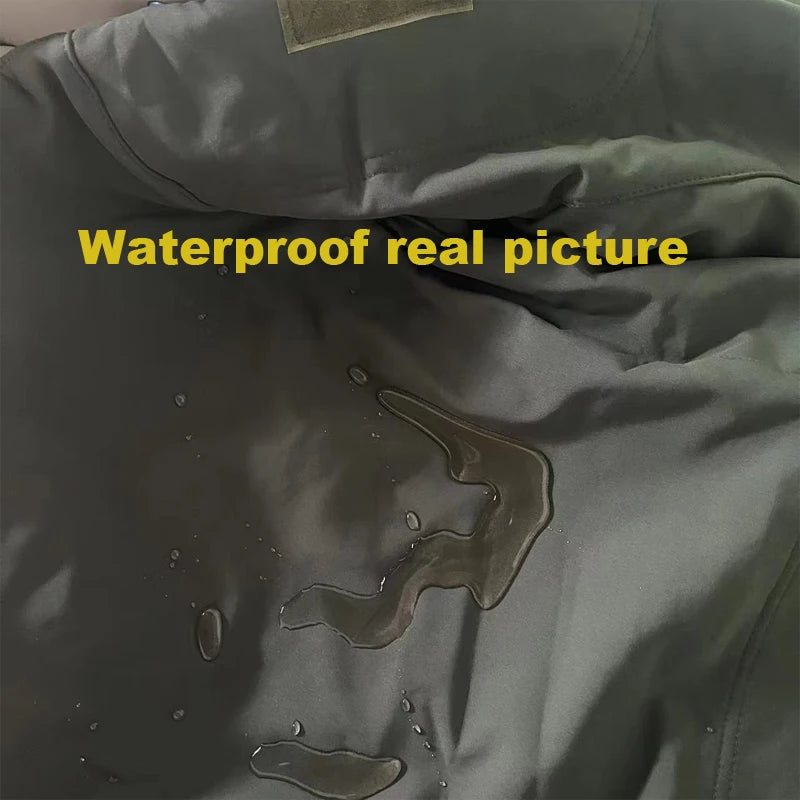 TRAIL GUARD - Men's Softshell Fleece Cargo Jacket - Waterproof, 5 Colors, S-5XL
