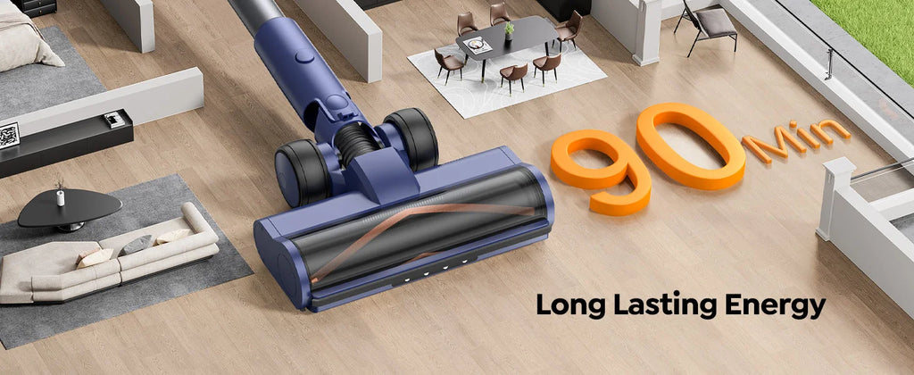 Laresar V11 Cordless Vacuum Cleaner – 650W, 75000PA Ultra-Strong Suction