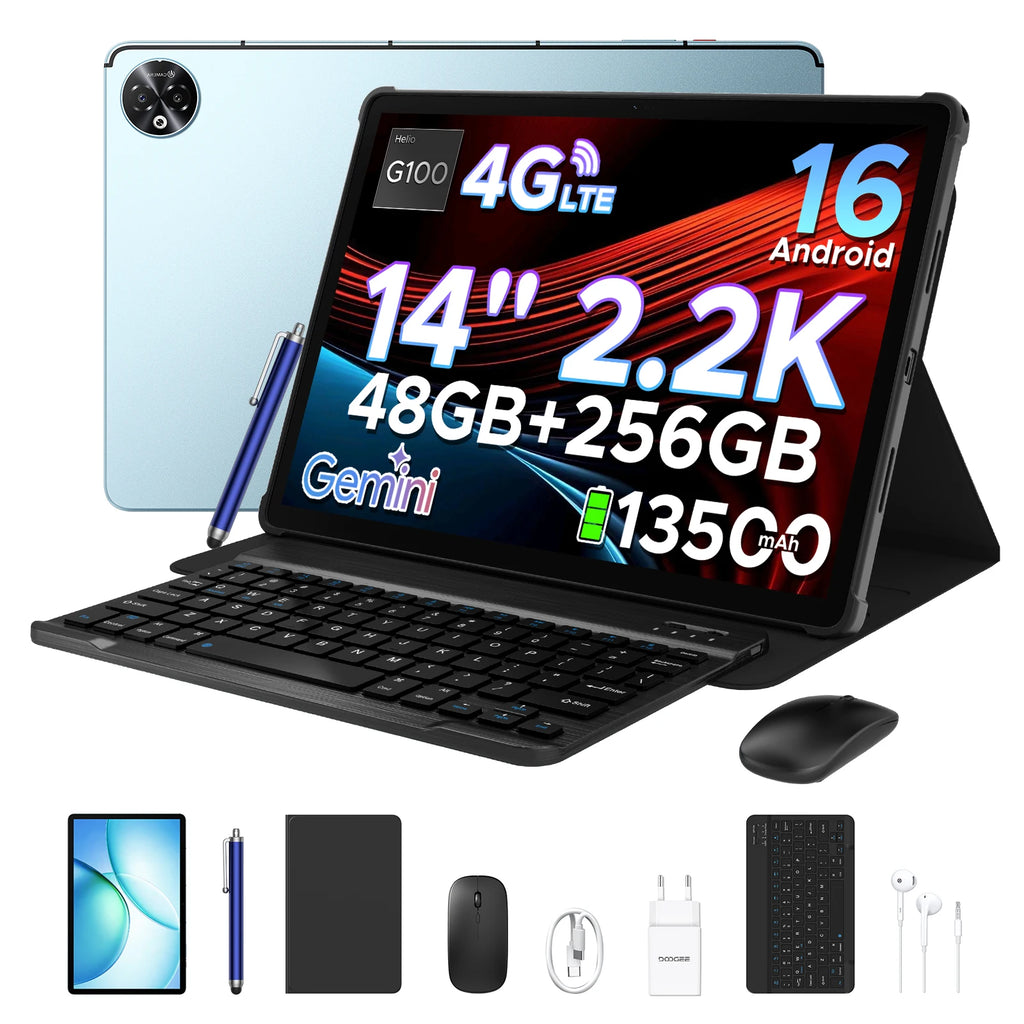 DOOGEE Tab E3 Max 14" - 2.2K Monster Tablet + Full Kit