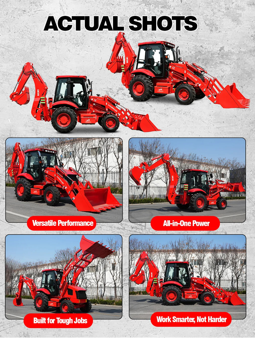 4×4 Backhoe Loader 100 HP