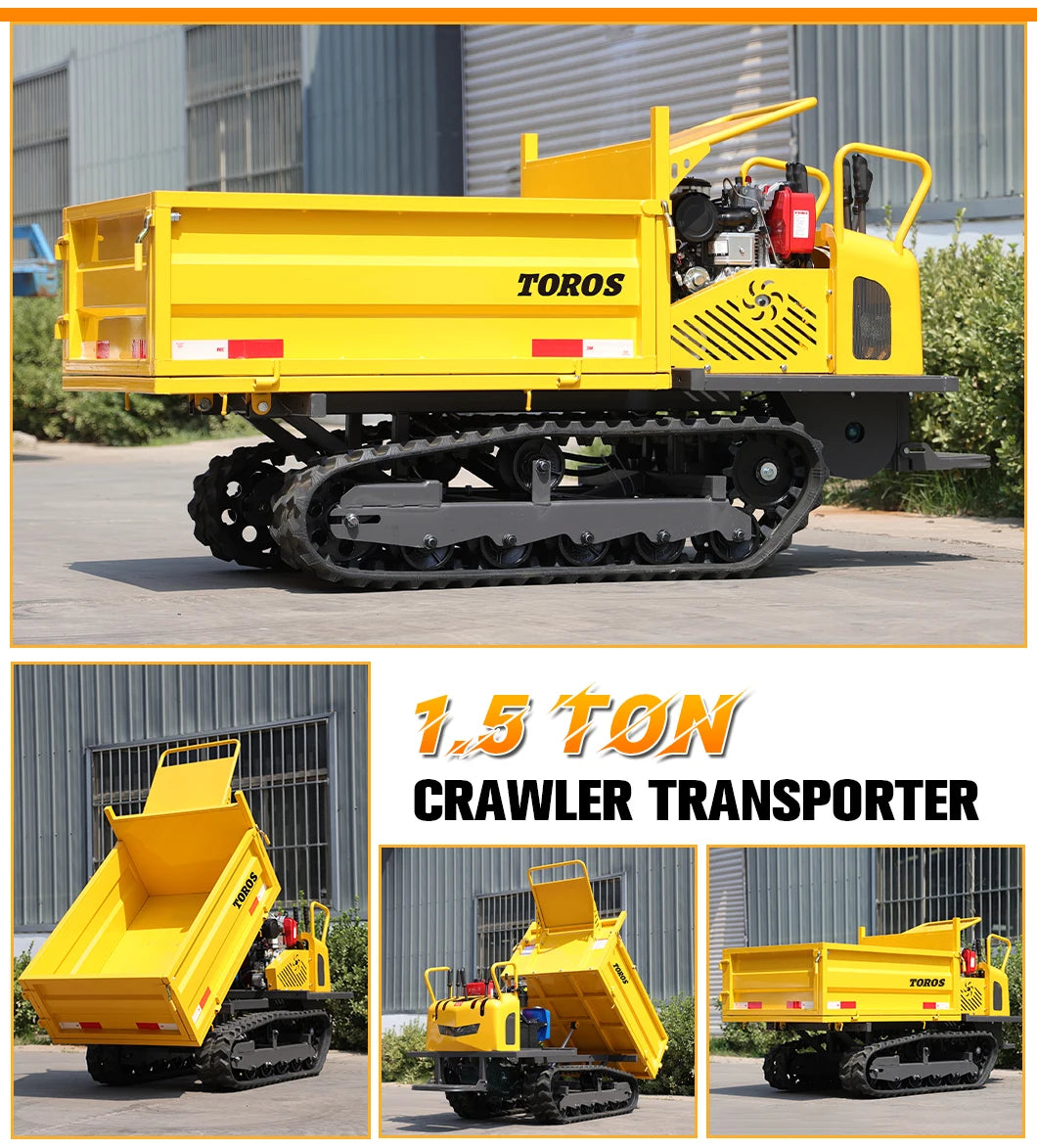 TOROS Mini Crawler Dumper - 800/1000 kg - TRS-08