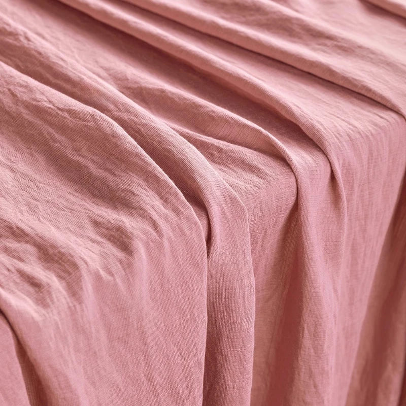 WASHED BAMBOO TEXTURE FABRIC - Soft Rayon Blend, 150cm Wide, 16 Colors - Light Touch