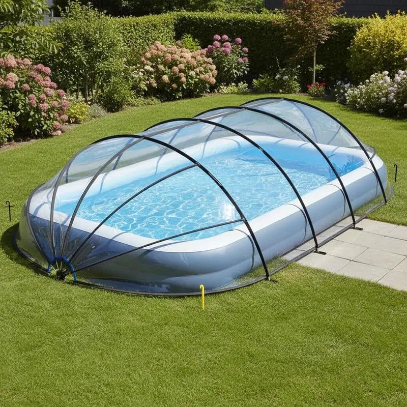 POOL DOME - 500 × 250 cm - UV Protection & Heat Retention