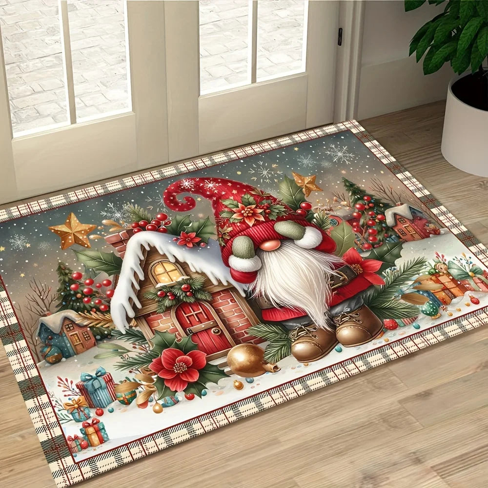 Christmas Santa Doormat - Three Sizes - Festive Welcome