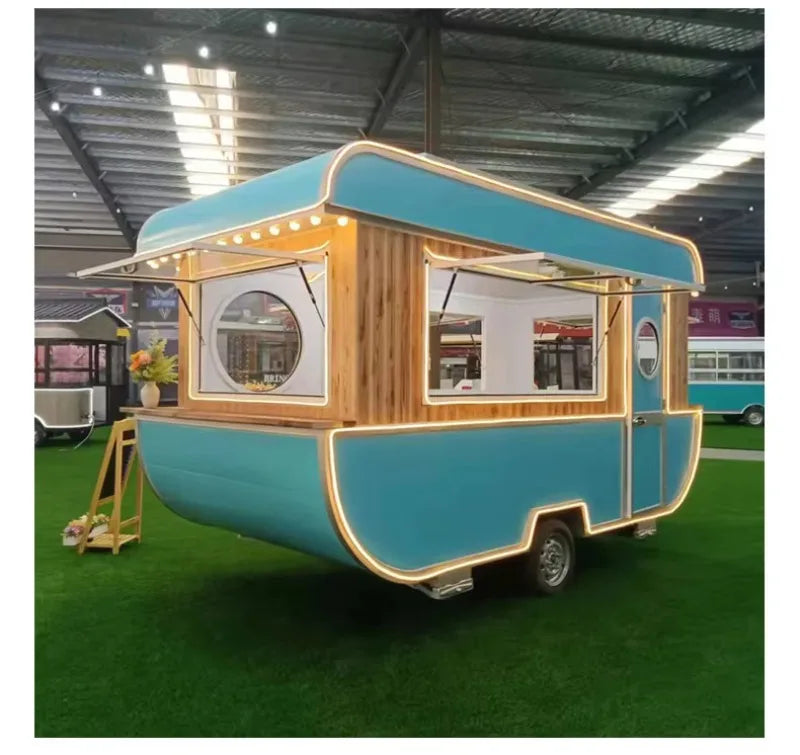 Customized 12ft Fully Equipped Food Trailer – Restaurant Kitchen Catering