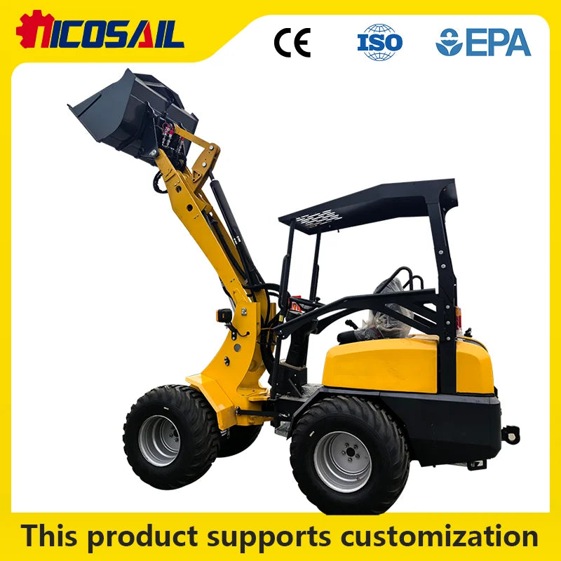 Nicosail ZL918 Mini Wheel Loader - 800 kg - 12 km/h