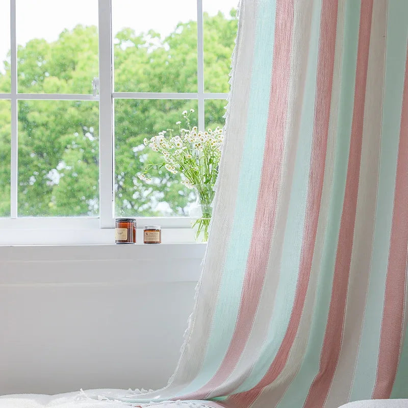 TASSEL JACQUARD CURTAINS - 500gsm, 14 Patterns, Rod Pocket - Textured Rooms