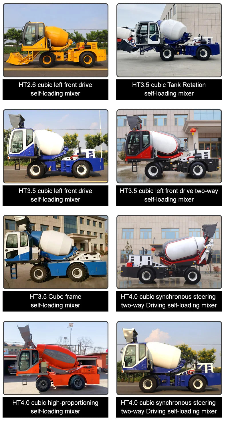 Self-Loading Concrete Mixer - 85 kW - 4WD
