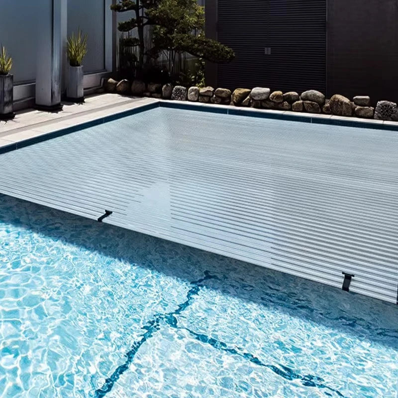 ALUMINUM FRAME POOL COVER - Automatic Retractable - UV & Waterproof