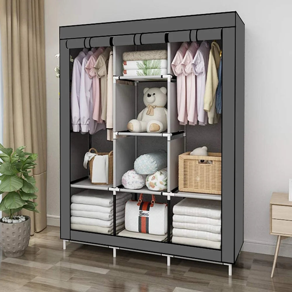 Portable Fabric Wardrobe – 126x44x170cm