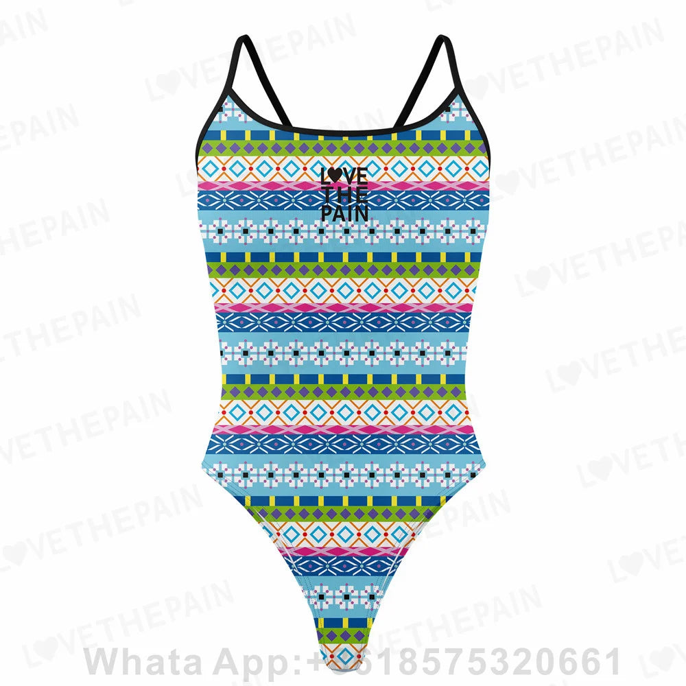 Women Swimsuit Pro Team Training Sexy One-piece Comfortable Suit Swimwear Functional Training Swimsuit Open Water Swimminggown