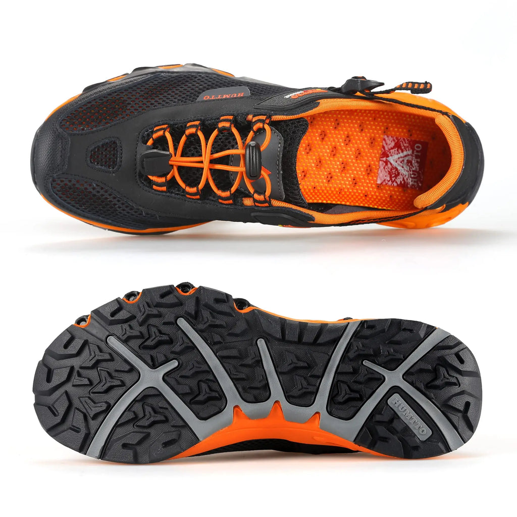 HUMTTO Men's Summer Wading Hiking Shoes - Quick Dry Breathable Outdoor Sneakers