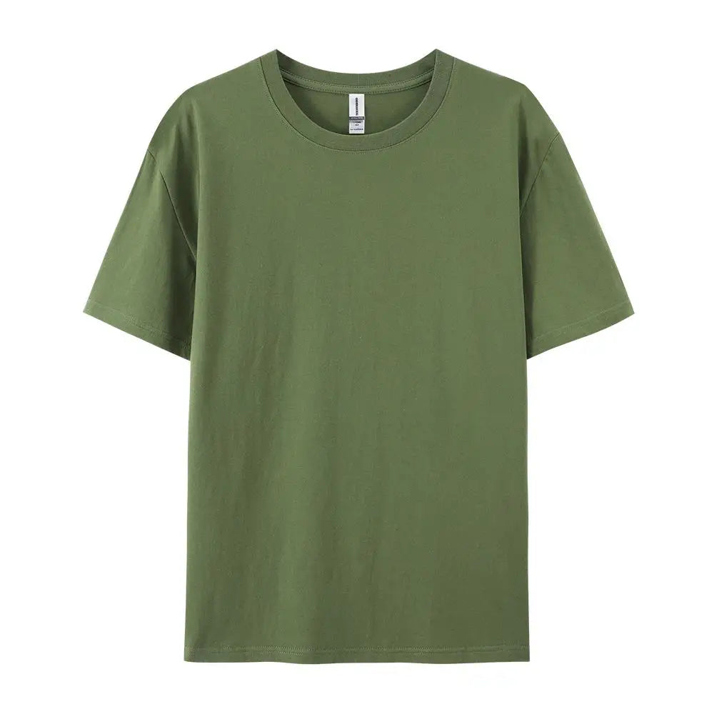 Cotton Solid Color Women's T-Shirts Multicolor Summer Short Sleeve Unisex Comfortable Tee Shirts Casual Fashion Woman Sportswear