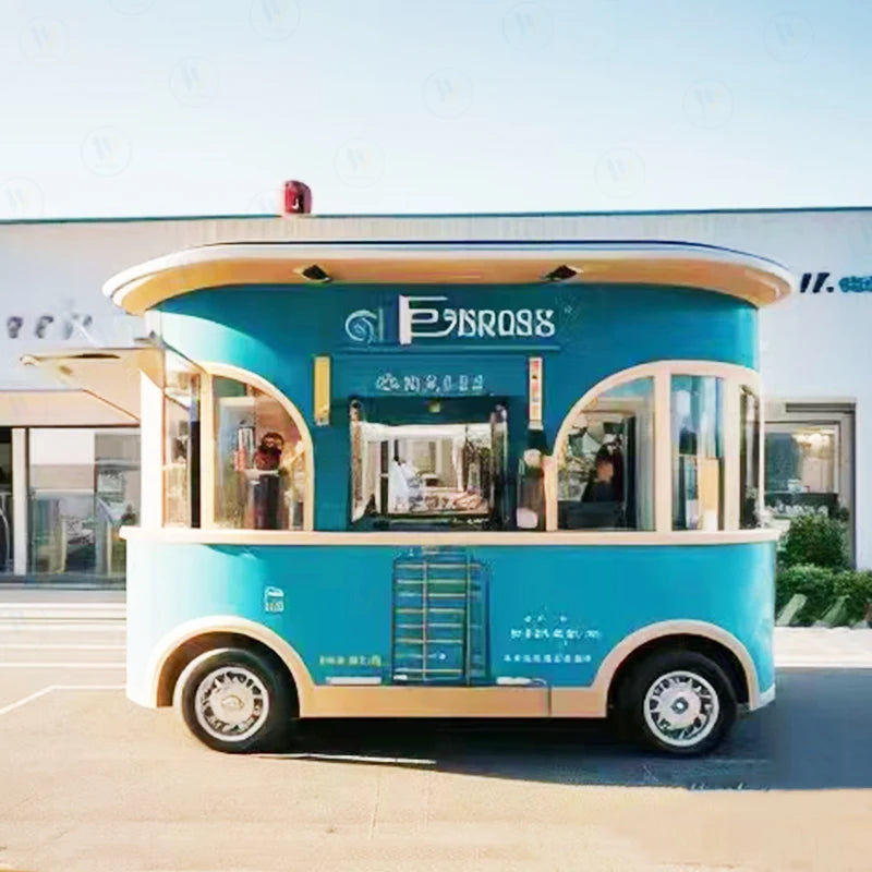 16ft Food Concession Trailer – BBQ Pizza Burger Truck Street