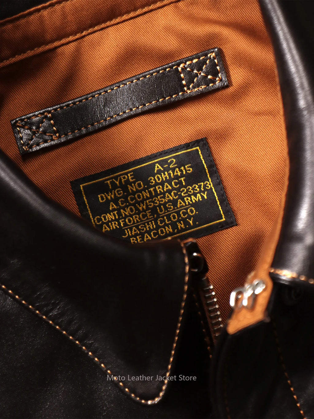 A2 MEMPHIS - Men's Genuine Horsehide A2 Vintage Leather Jacket - S–5XL