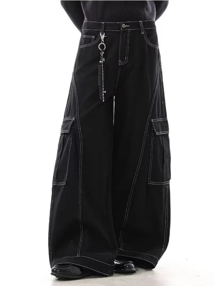 Cyber Y2K Baggy Cargo Jeans