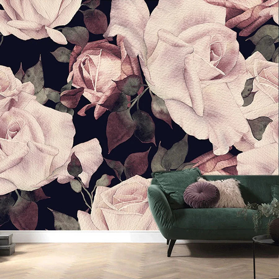 Custom Floral Photo Wallpaper – Peel & Stick or Non-Woven