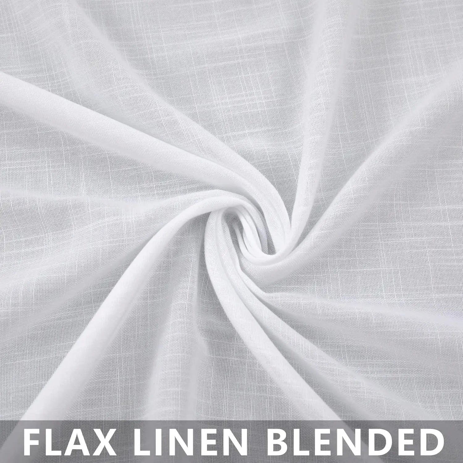 310CM Height Custom Made Sheer Curtain Modern Bedroom Living Room Tulle Curtains Faux Linen For Window Curtain Drapes