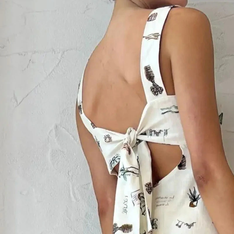 2026Spring new women's clothing Cross-border European and American dresses Fashionable and sexy printed strap long dress