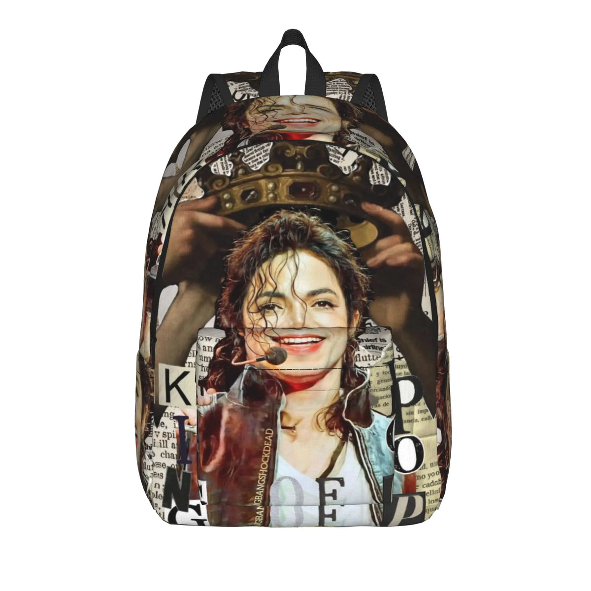 King Of Pop Collage Backpack