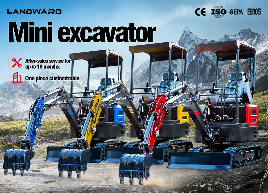 Mini Excavator - 1.2-2 Ton - Kubota Engine