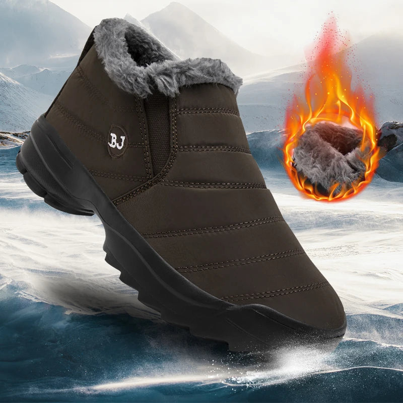 ARCTIC TREK - Men's Fuzzy-Lined Winter Snow Boots - Warm From The First Step