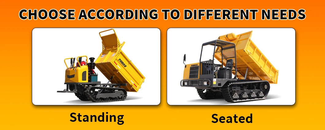 TOROS Mini Crawler Dumper - 800/1000 kg - TRS-08