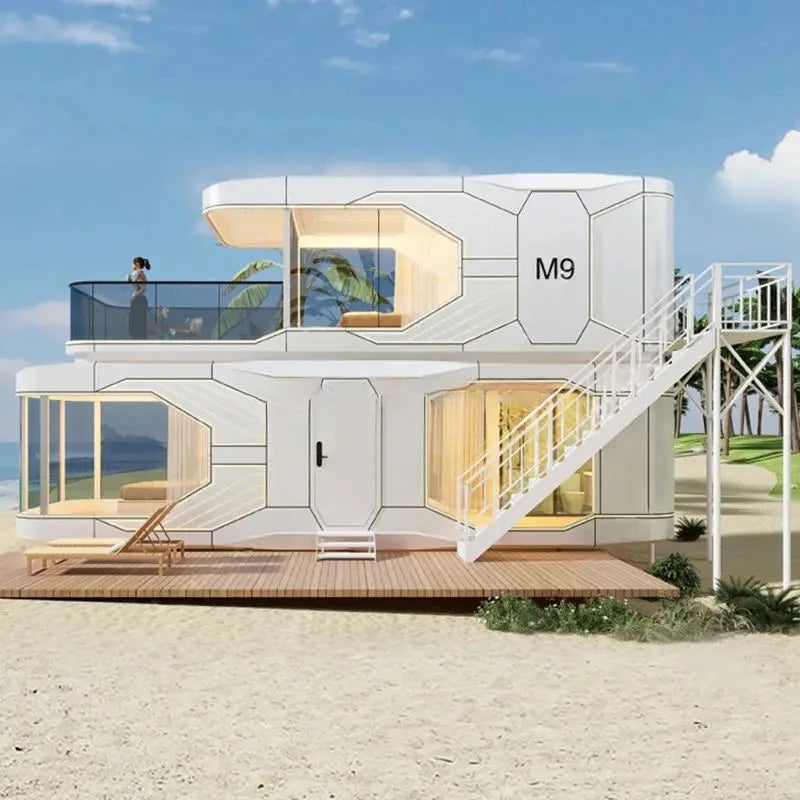 M9 2 Stories Capsule House - Space Capsule Luxury Prefab Modern Home