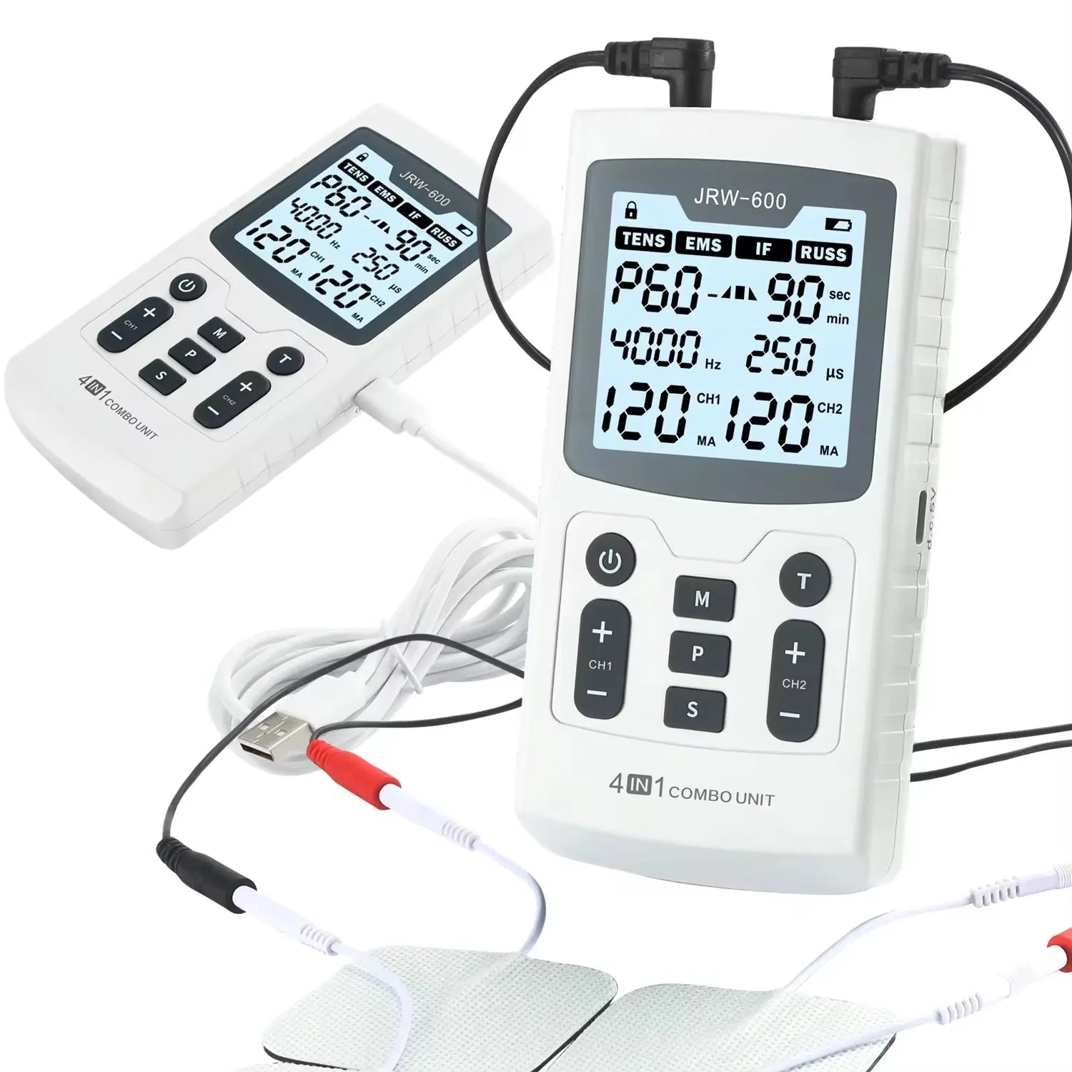 4-in-1 Physiotherapy Device – TENS/EMS/IF/RUSS