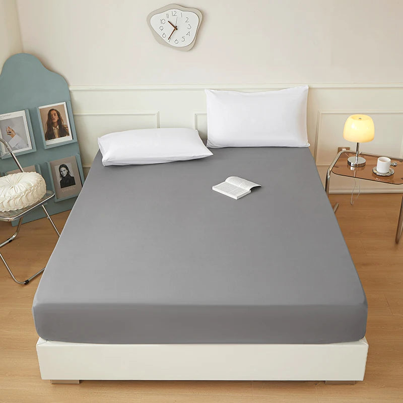 PURE FIT - Solid Color Fitted Sheet - 100% Polyester, Deep Pocket & Easy Care