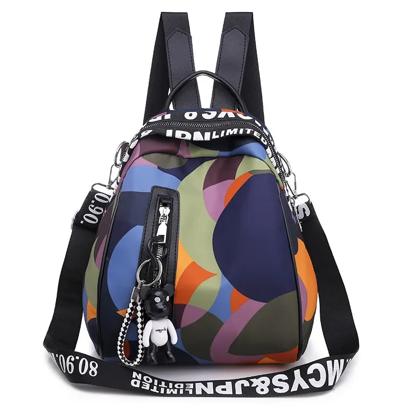 Women's Yellow Casual Multifunction Travel Backpack