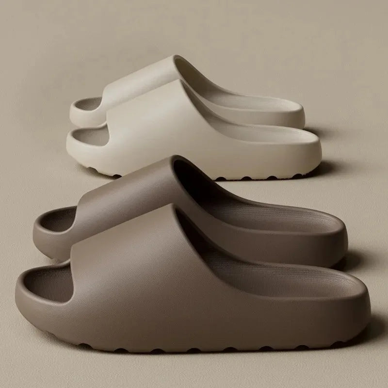 Coconut Slippers Cloud Thick-soled Sandals Summer Fashion Soft Bottom Beach Men's Slippers Women's Sandals EVA Slides