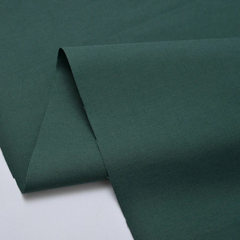 PLAIN COTTON POPLIN FABRIC - 150cm Wide, 46 Solid Colours - Everyday Sewing