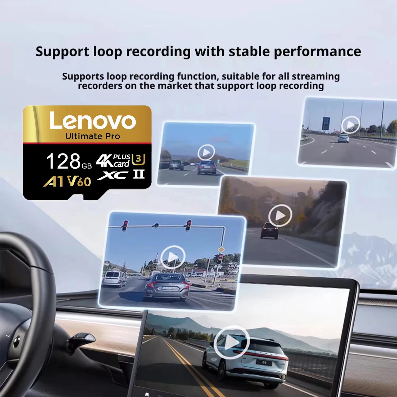 Lenovo Ultimate Pro MicroSD - 512GB/256GB/128GB + Adapter