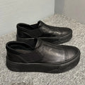 RETRO LIFT - Platform Cowhide Loafers - Slip On, Stand Taller