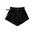 Shorts Basics Denims Women Jean High Waist Sexy Jeans Casual Buttons Pockets 2024 Summer Short Femme Denim Wide Leg Pants