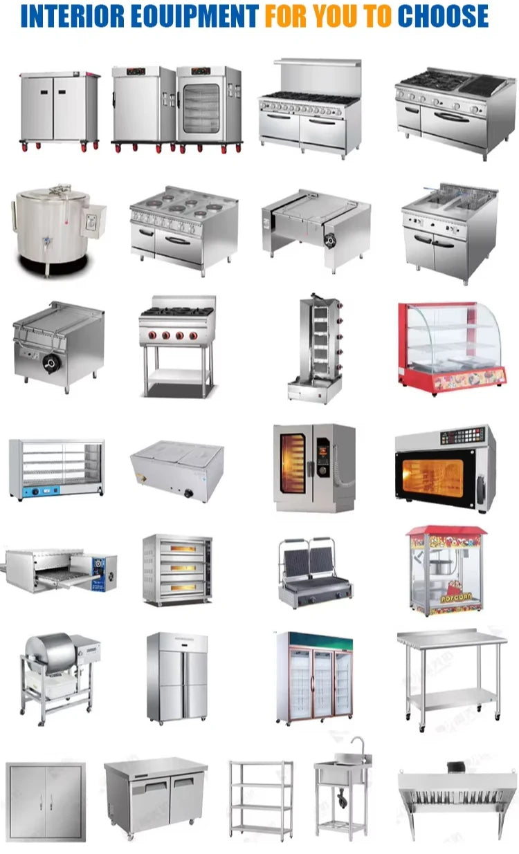Customized Street Food Trailer – Coffee Van Burgers Fries Ice Cream BBQ