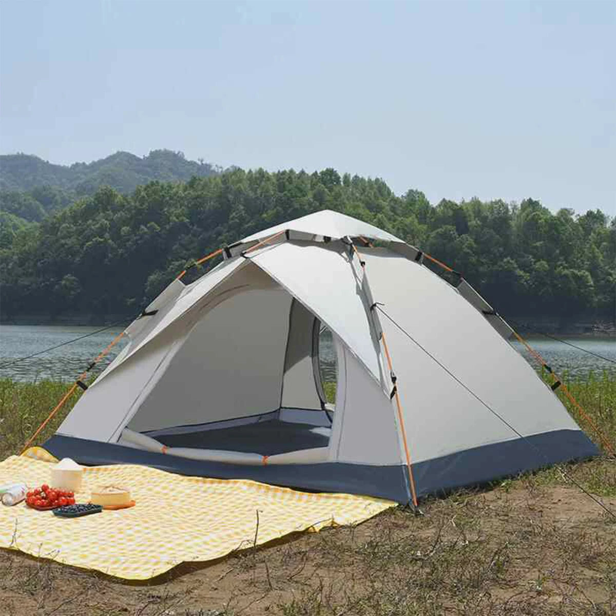 Automatic Outdoor Quick Tent 3-4 Person Rainproof Sunproof Beach Fishing