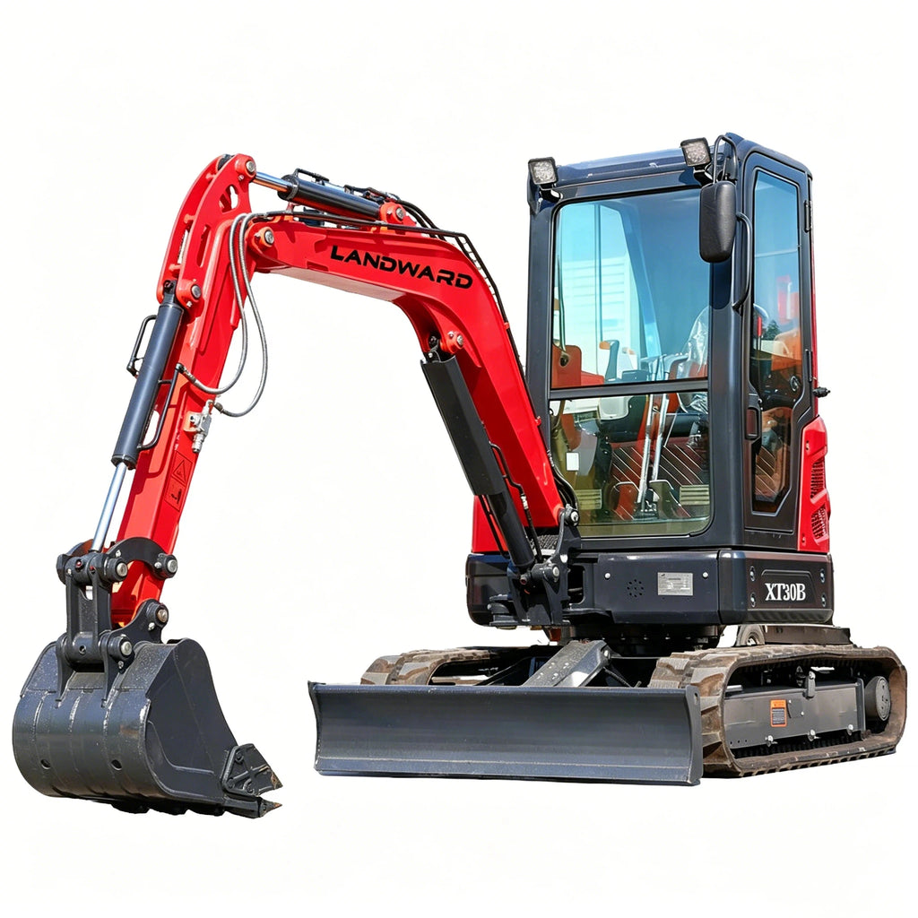 LANDWARD MINI EXCAVATOR - Compact Crawler Models - Engine Options: Kubota