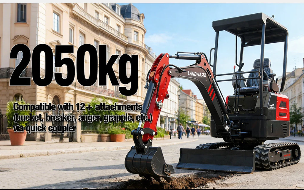 Mini Excavator - 1.2-2 Ton - Kubota Engine