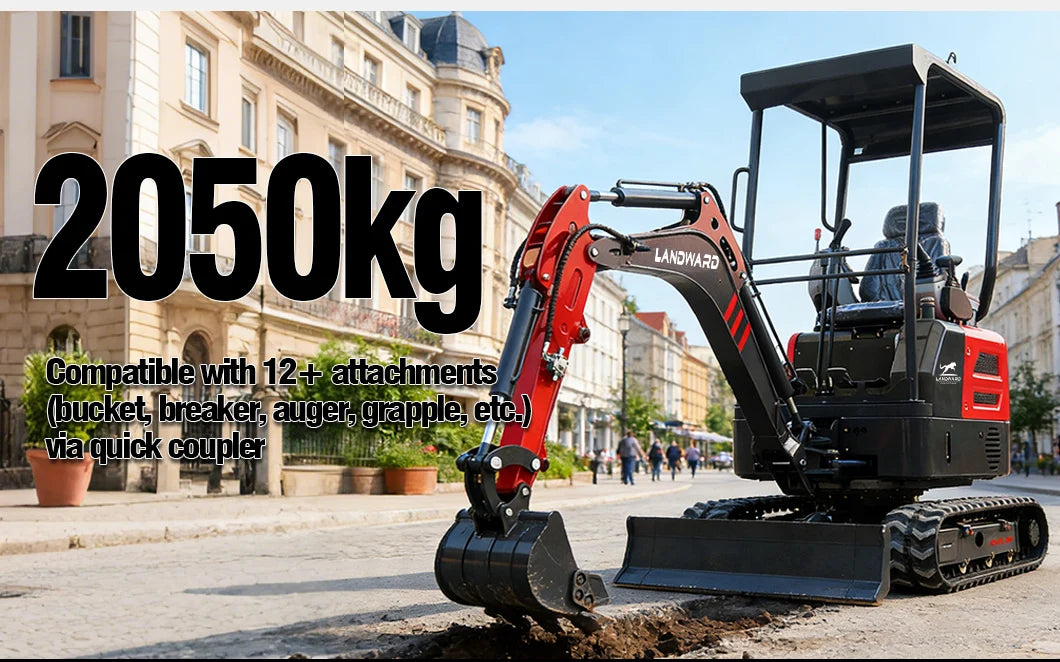 Mini Excavator - 1.2-2 Ton - Kubota Engine