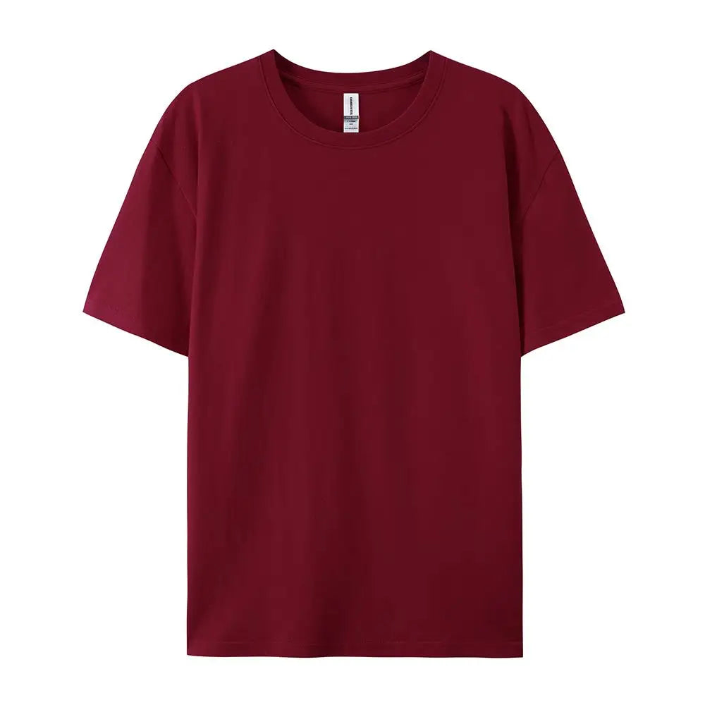 Cotton Solid Color Women's T-Shirts Multicolor Summer Short Sleeve Unisex Comfortable Tee Shirts Casual Fashion Woman Sportswear