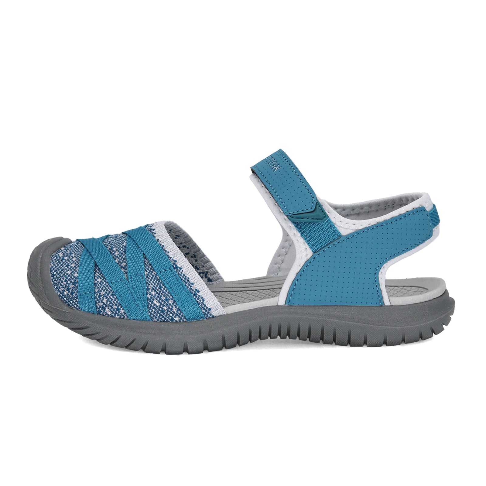 GRITION Women Sandals Casual Outdoor Shoes Closed Toe Flat Heels Elastic Fabric New Fashion 36-41 Ladies Trekking Hiking Sandals