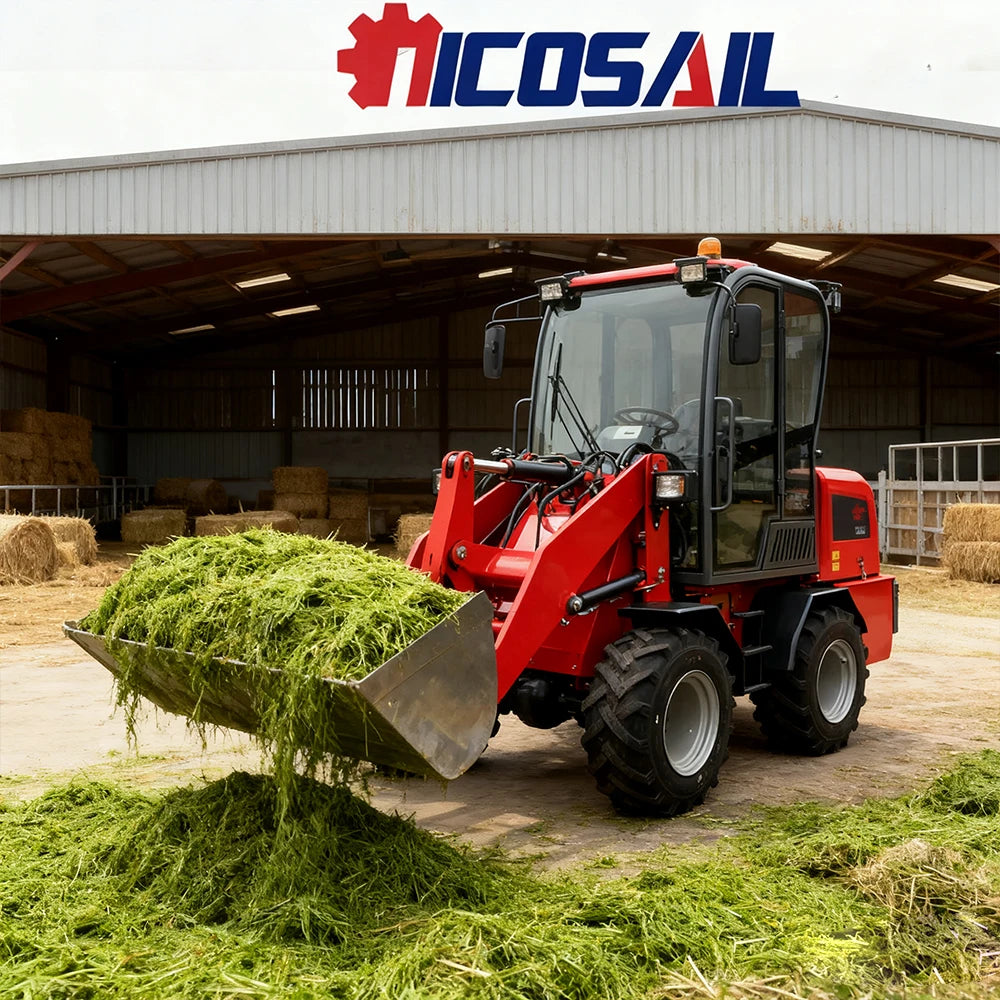 TELESCOPIC LOADER - 0.8 t Load, High Reach - Compact Site Utility