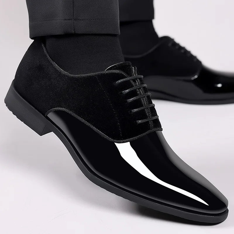 PRESTIGE OX - Men's Business Leather Oxford Shoes - Lace-Up, Office & Wedding