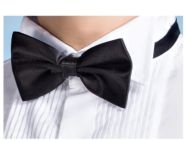WINGTIP TUXEDO SHIRT - Bow Tie & Cufflinks Included, Black or White - Big Night