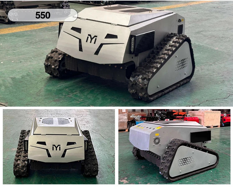 YG Tracked RC Lawn Mower - 250 L - Remote Control