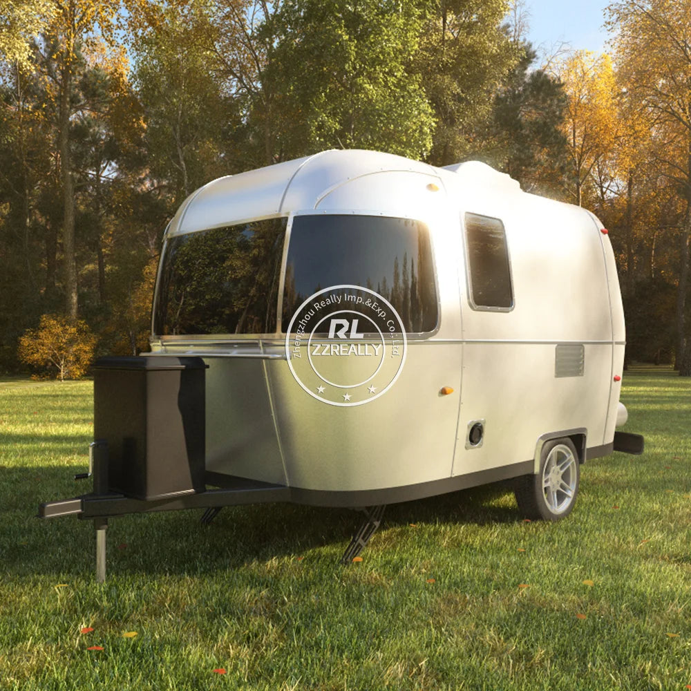 Australia Standard Camping Caravan Luxury RV Camper Aluminum Travel Trailer