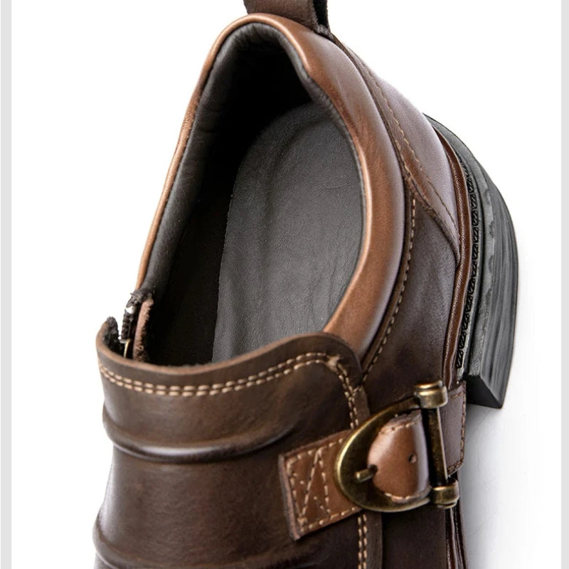 LEATHER DERBY - Genuine Cow Leather Business Shoes - Built to Impress