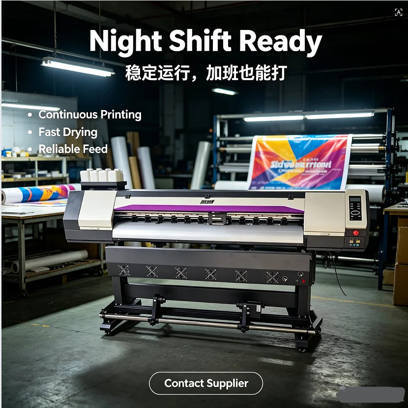 KINGLOCOR KL-603 WIDE FORMAT PRINTER - 1.6m Roll-to-Roll, XP600/I3200/I1600